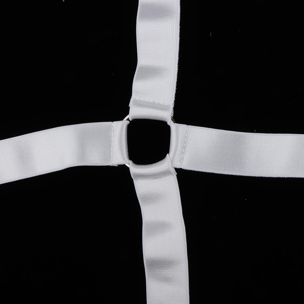 Sheet Bed Suspenders Adjustable Elastic Crisscross Sheet Band Straps Grippers