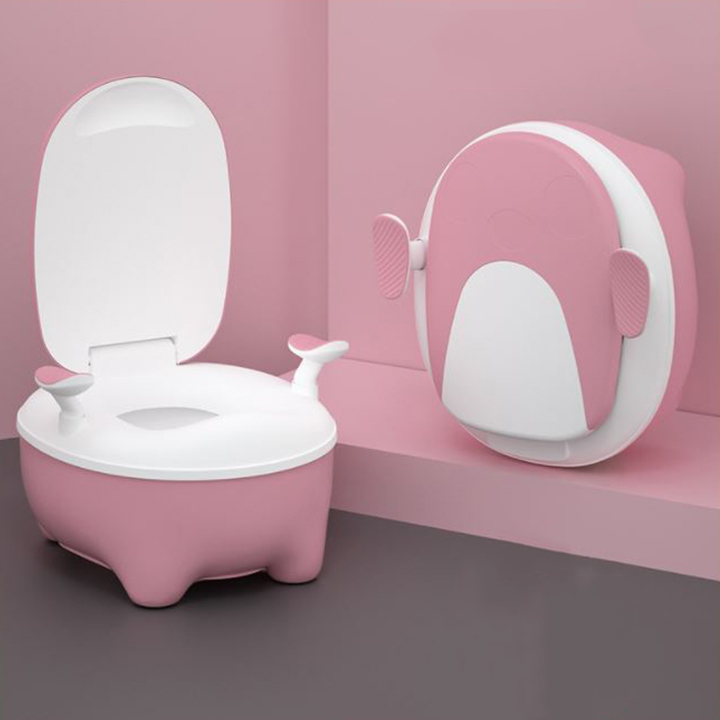 Bô ngồi toilet cho bé- màu hồng