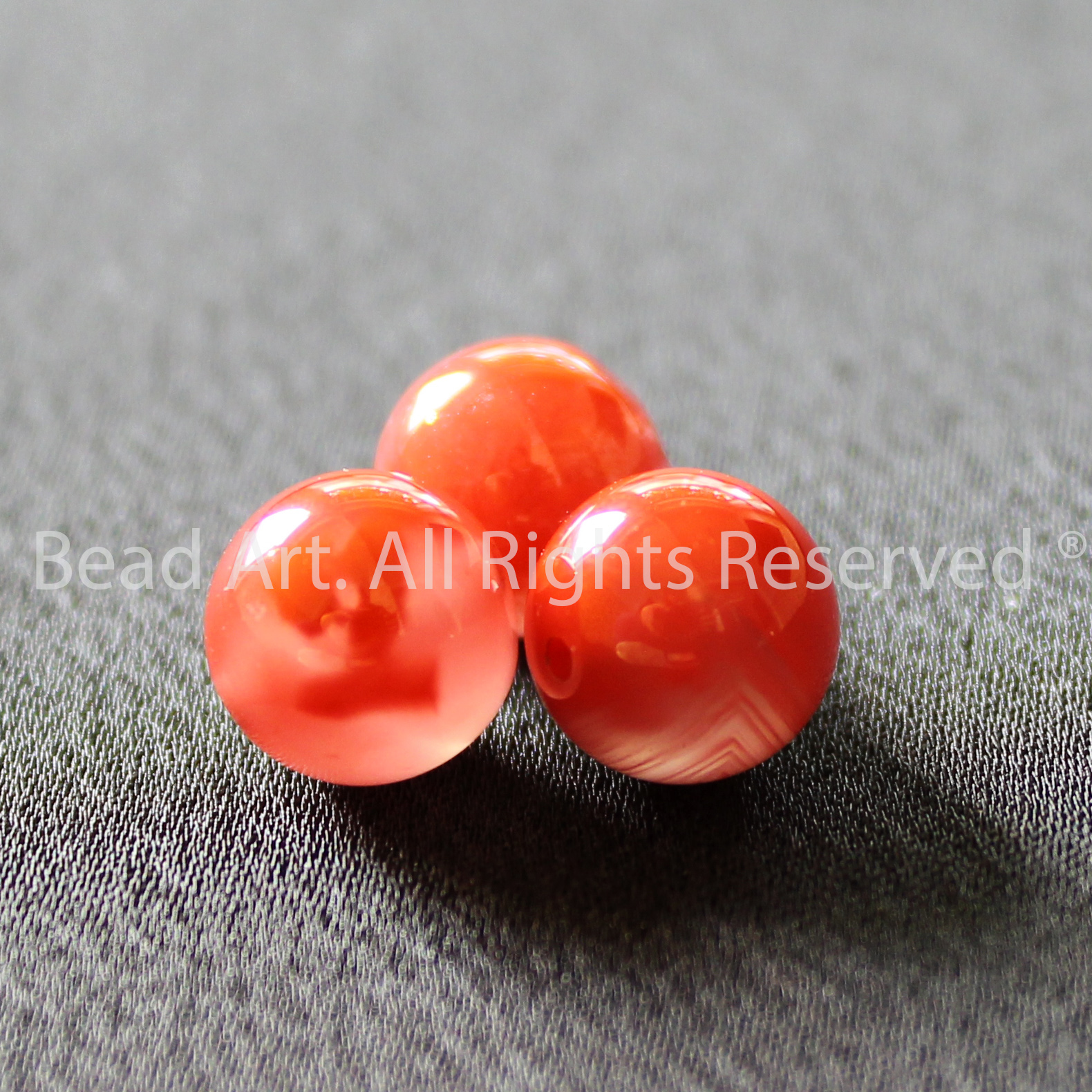 8MM Đá Mã Não Đỏ Cam Tự Nhiên, Carnelian, Đá Phối Vòng Tay Phong Thuỷ, Chuỗi Hạt, Trang Sức, Mệnh Hoả, Thổ - Bead Art