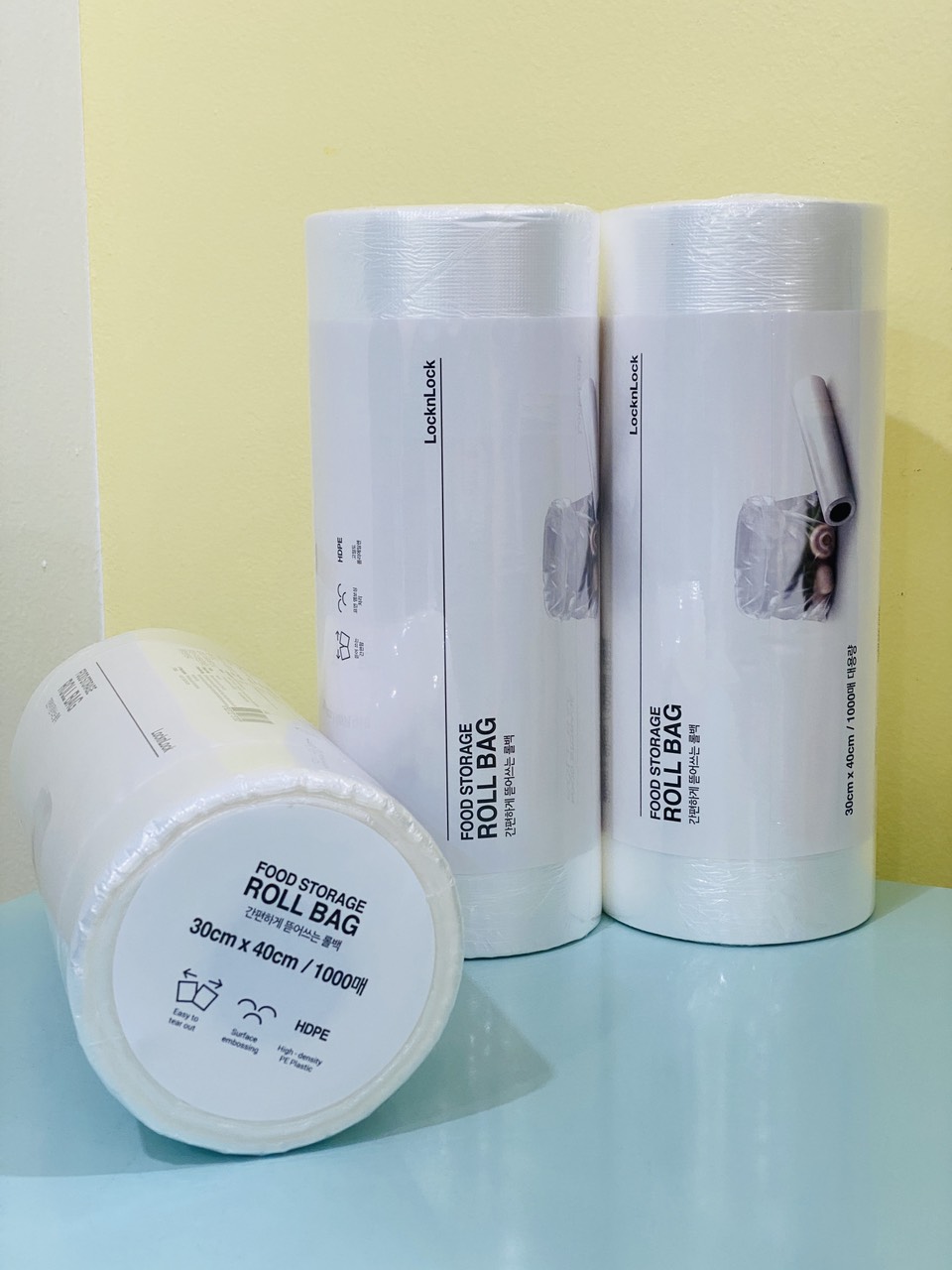 Cuộn 1000 Chiếc Túi Đựng Thực Phẩm Bằng Nhựa Tổng Hợp PE Cao Cấp LWP802