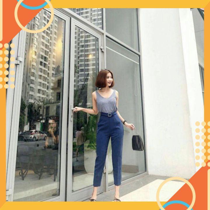 Quần Baggy  Phối Đai Siêu Sang