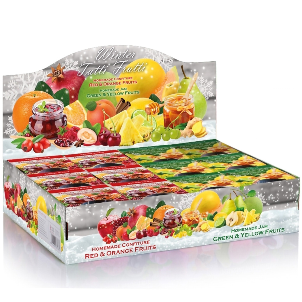 Ly nến thơm tinh dầu Bartek Winter Tutti Frutti 115g QT3159 - nho, quế, lựu (giao mẫu ngẫu nhiên)