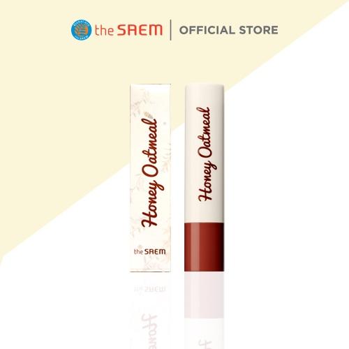 Son Dưỡng Môi Không Màu the SAEM Honey Oatmeal Melting Lip Balm 2g