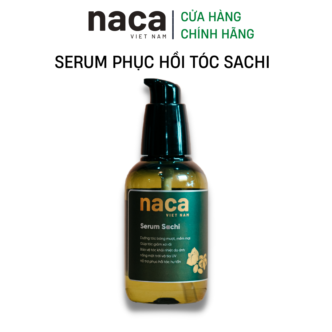 Serum Phục Hồi Tóc Sachi Naca Việt Nam Dưỡng Tóc Mềm Mượt và Bảo Vệ Tóc Trước Tia UV 100 ml