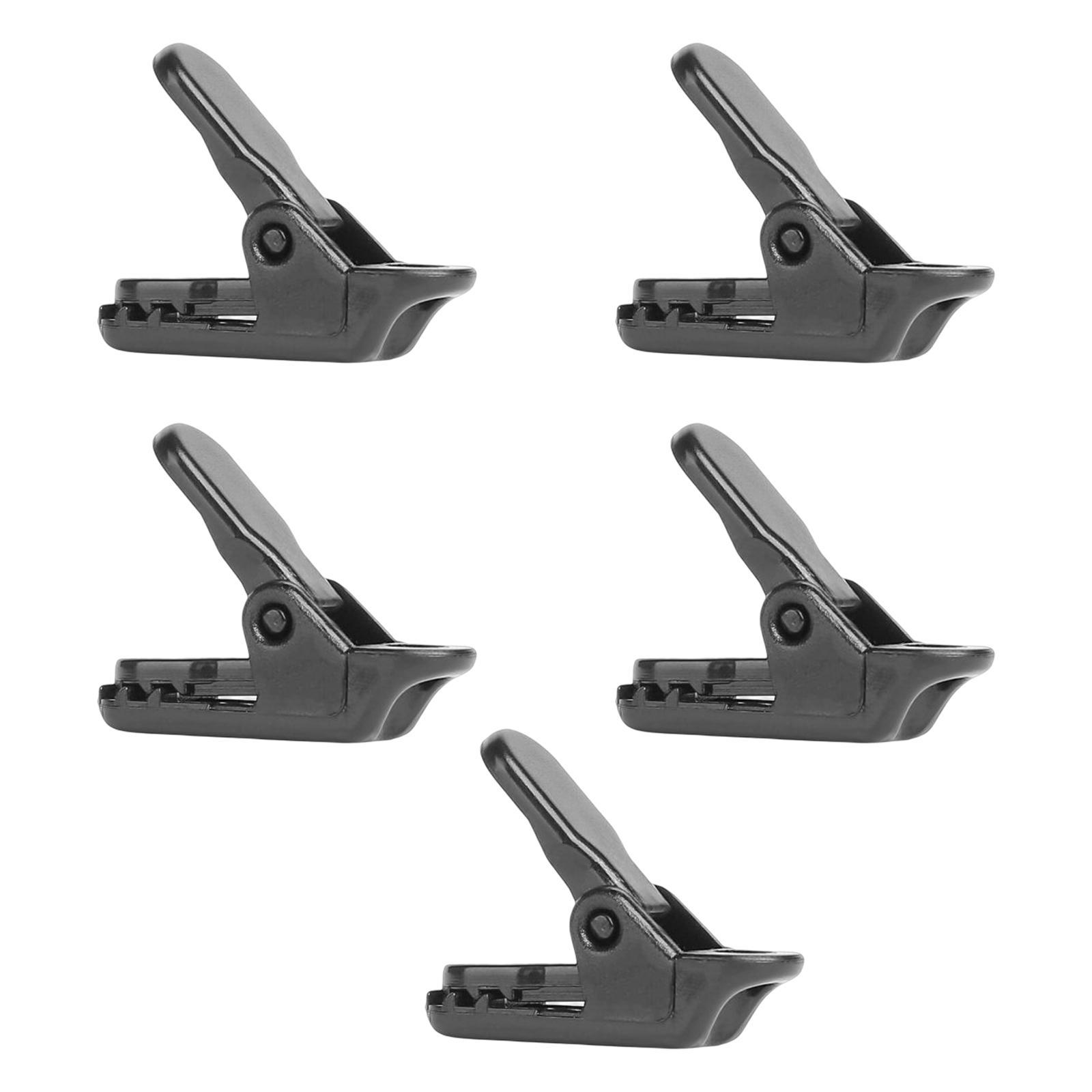 5x Camping Tent Clamps Tent Fastener Awning Canopy Buckle Lightweight Tarp Clip for Swimming Pool Covers Boat Cover Sunshades Tarpaulin