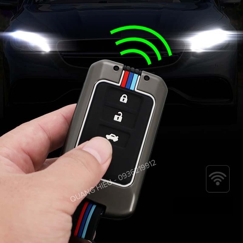 Ốp Bảo Vệ Chìa Khóa Xe Toyota Vios, Yaris 2019 - 2022 Mẫu Chìa Thông Minh - Chất Liệu Hợp Kim Kẽm Cao Cấp