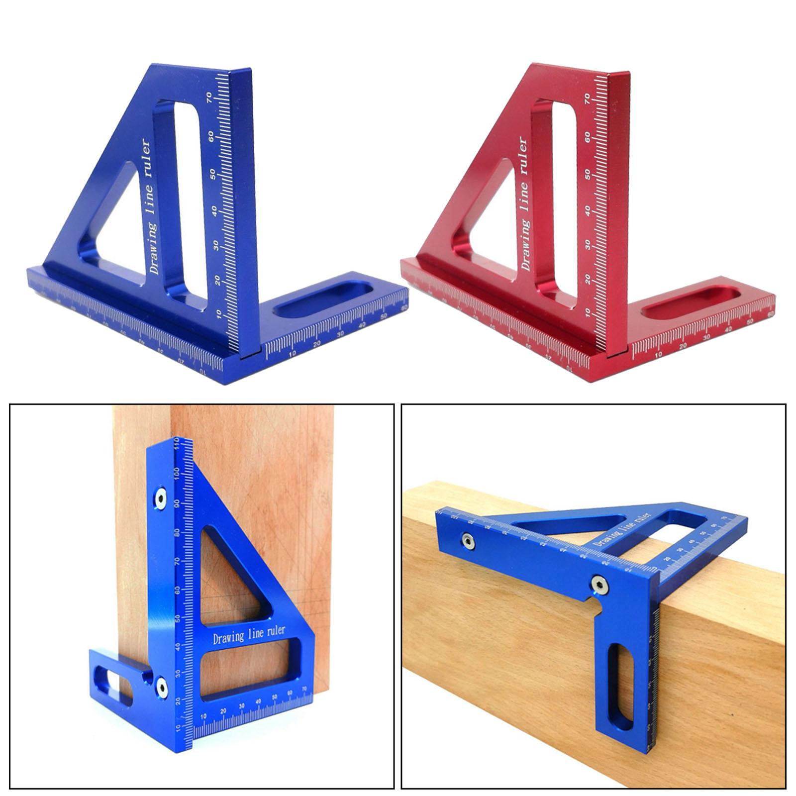 Square Angle Ruler Miter High Precision Marking Gauge for Engineer Carpenter
