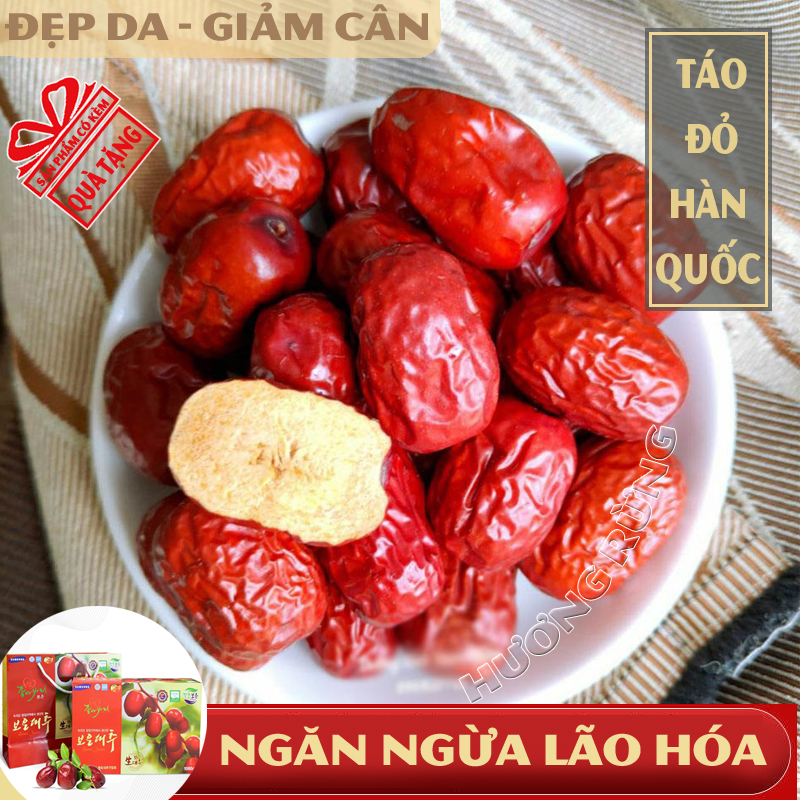 Táo đỏ hàn quốc hộp 1kg, đẹp da giảm cân ngăn ngừa lão hóa