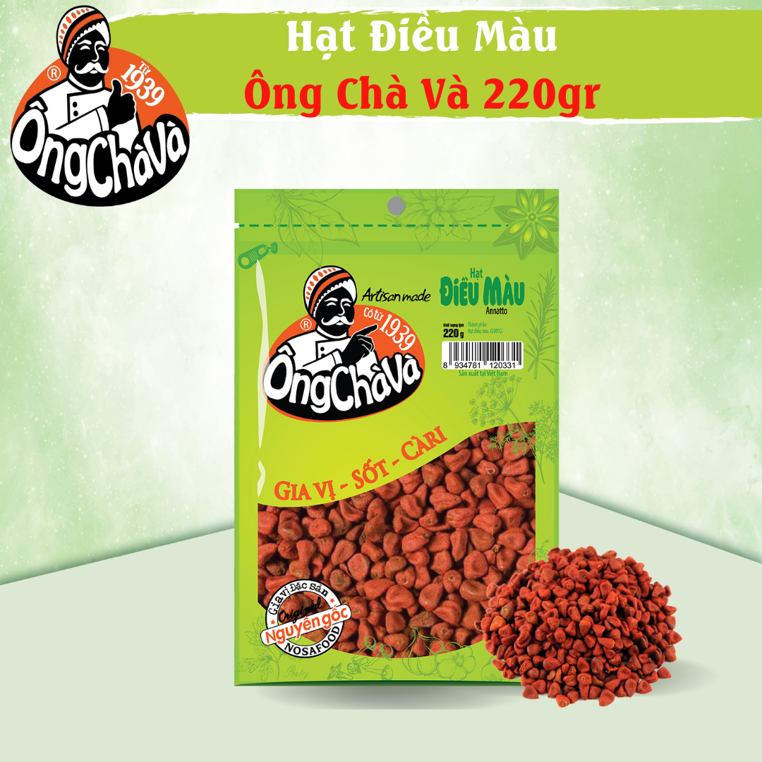 Hình ảnh Hạt Điều Màu Ông Chà Và 220g (Annatto Seed)