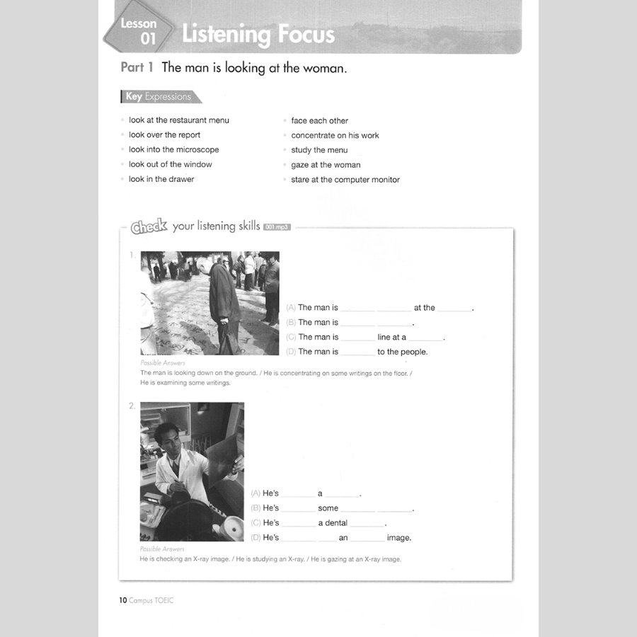 Sách Campus Toeic - Kèm CD Hoặc File MP3 (Tái Bản)