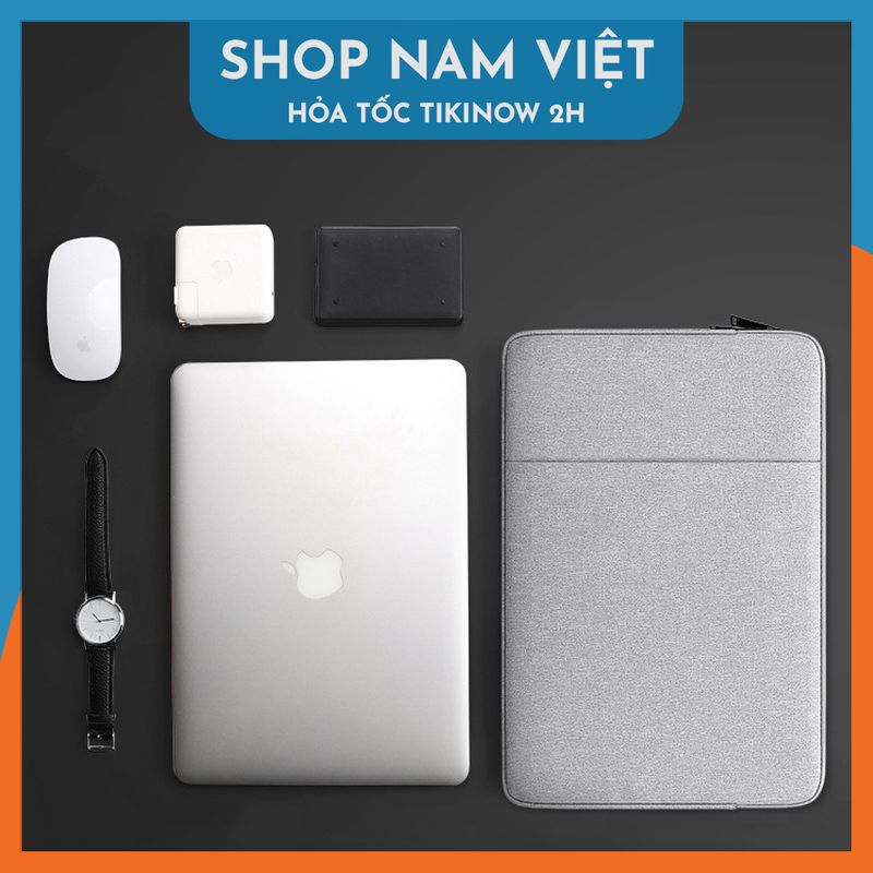 Túi Chống Sốc Cho Laptop 2 Ngăn Không Thấm Nước - Hàng Chính Hãng