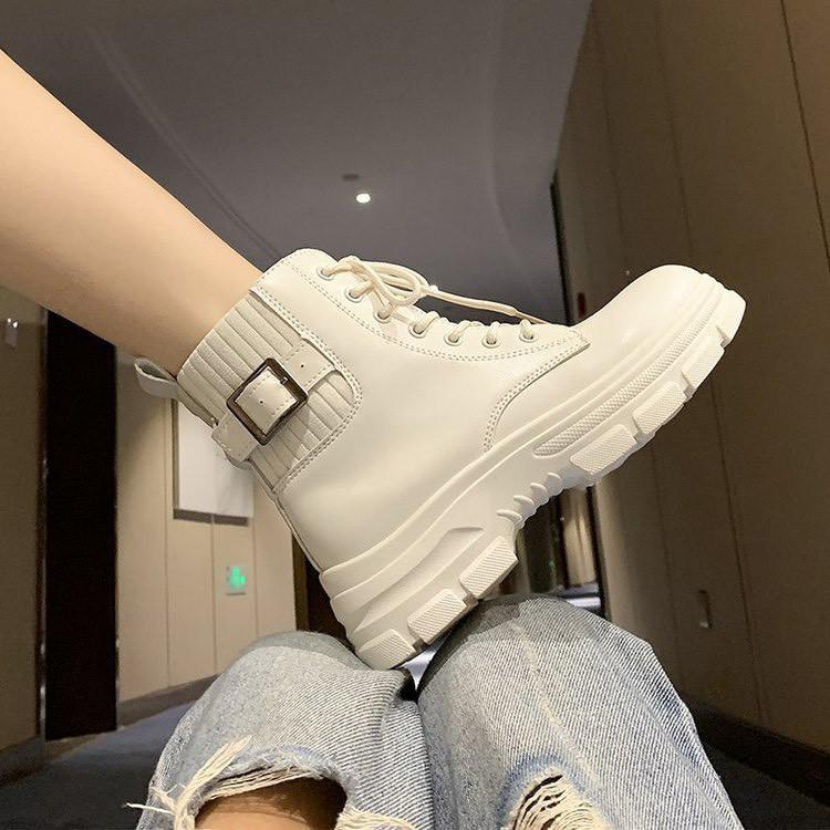 Bốt cổ chun cài khuy (mã 555-33