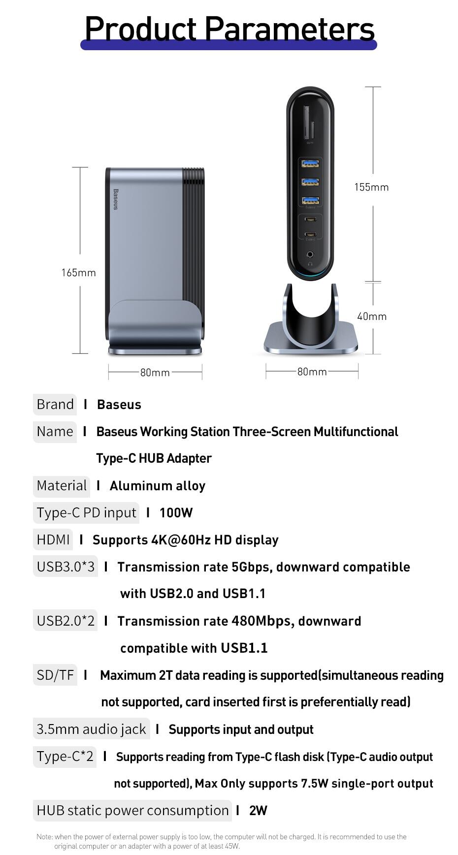 Hub đa năng Baseus 17in1/16in1 từ USB-C sang 4K HD/RJ45/VGA/USB 3.0/USB 2.0/PD/SD+TF cho máy tính xách tay MacBook Pro...- Hàng Chính Hãng