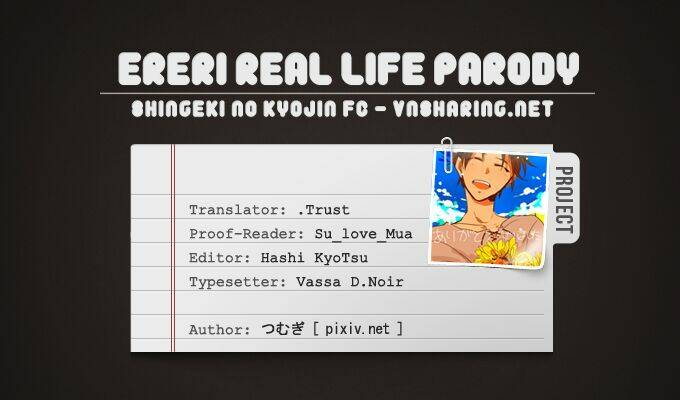 snk doujinshi - ereri real life parody chapter 1 1