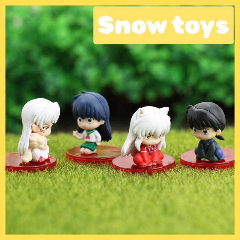 Mô hình InuYasha - Higurashi Kagome Miroku Sesshomaru - 4 nhân vật chính bán lẻ - Cao 5cm