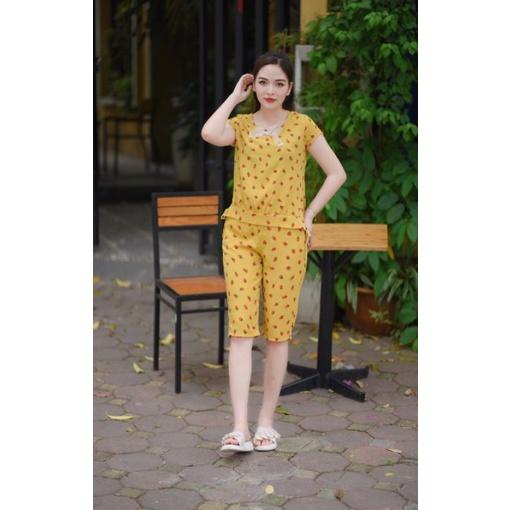 Quần áo mặc nhà sét bộ phối ren cao cấp