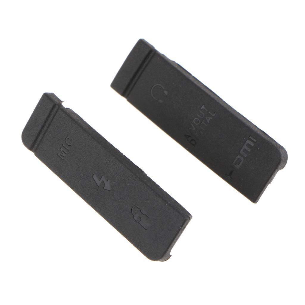 For Canon EOS 5D3 5D Mark III Card Socket Rubber Cover + USB MIC Flash HDMI Interface Rubber Cap Replacement