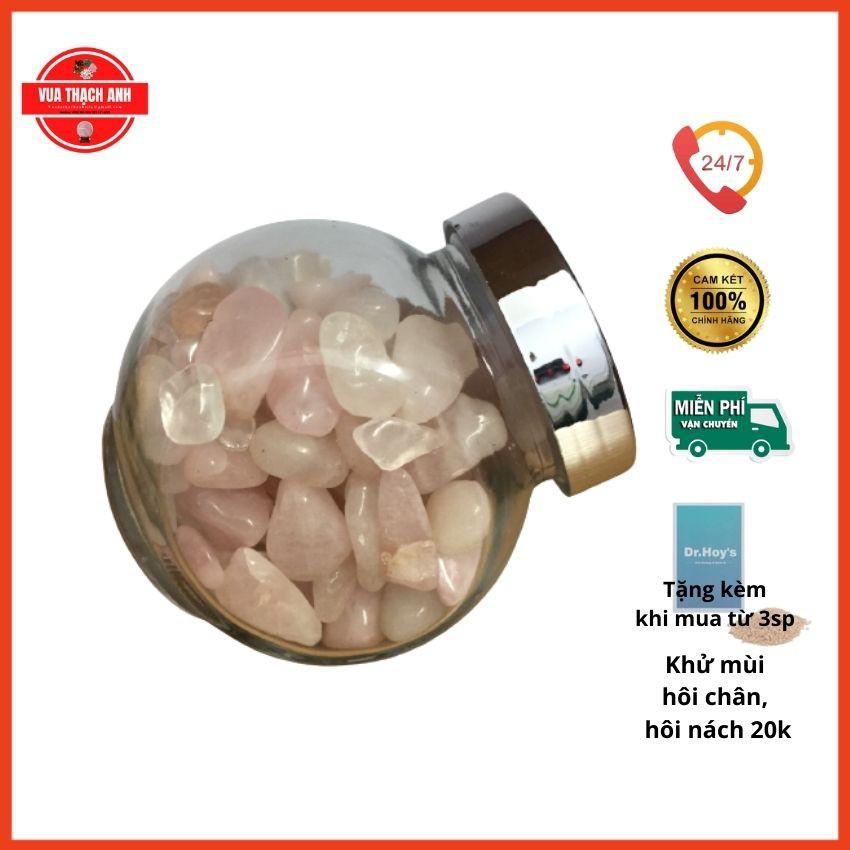 Lọ đá hồng phong thủy loại to 600g