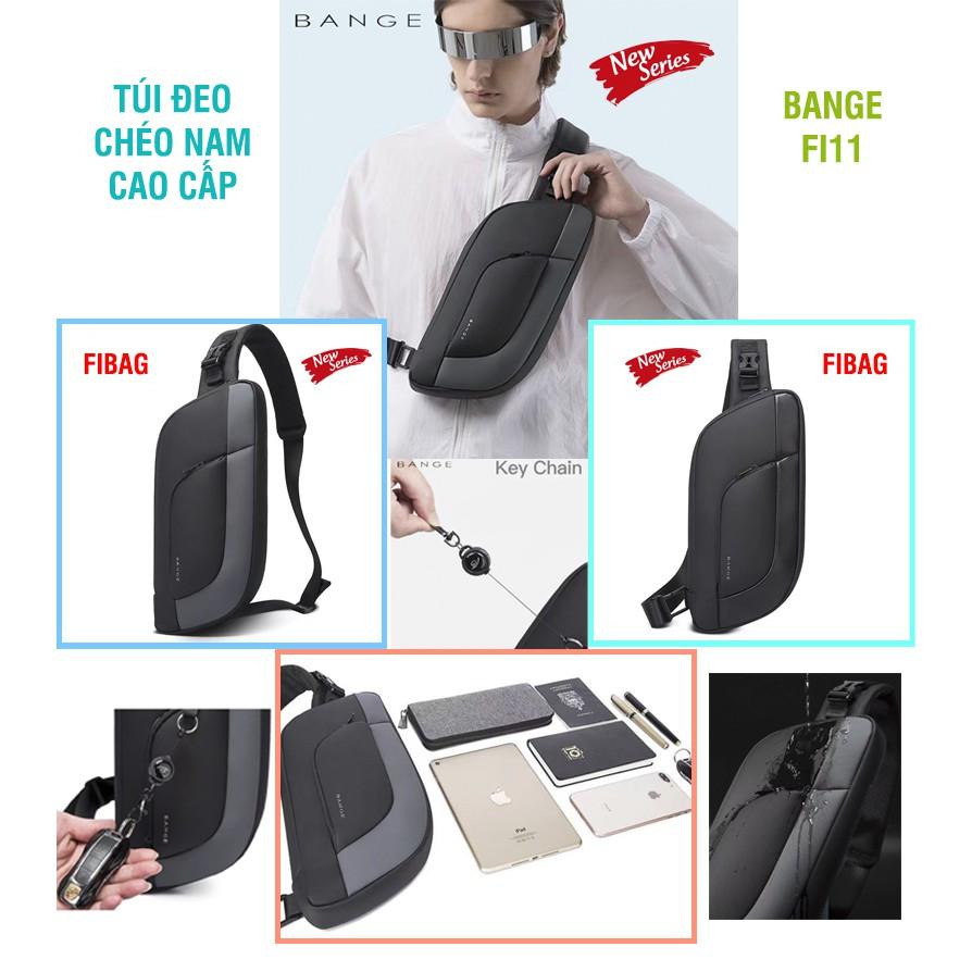 TÚI ĐEO CHÉO NAM BANGE FI11 (CHEST BAG) Cao Cấp - Chống Thấm Nước