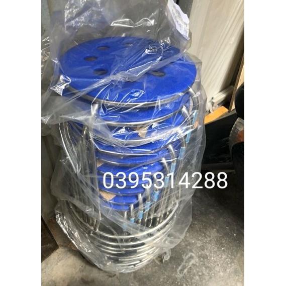 Ghế đôn inox mặt nhựa cao cấp