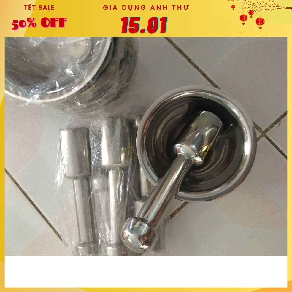 Bộ Cối Chày Inox Đường kính 17cm Dùng Để Giã Thức ăn, Chống nấm mốc