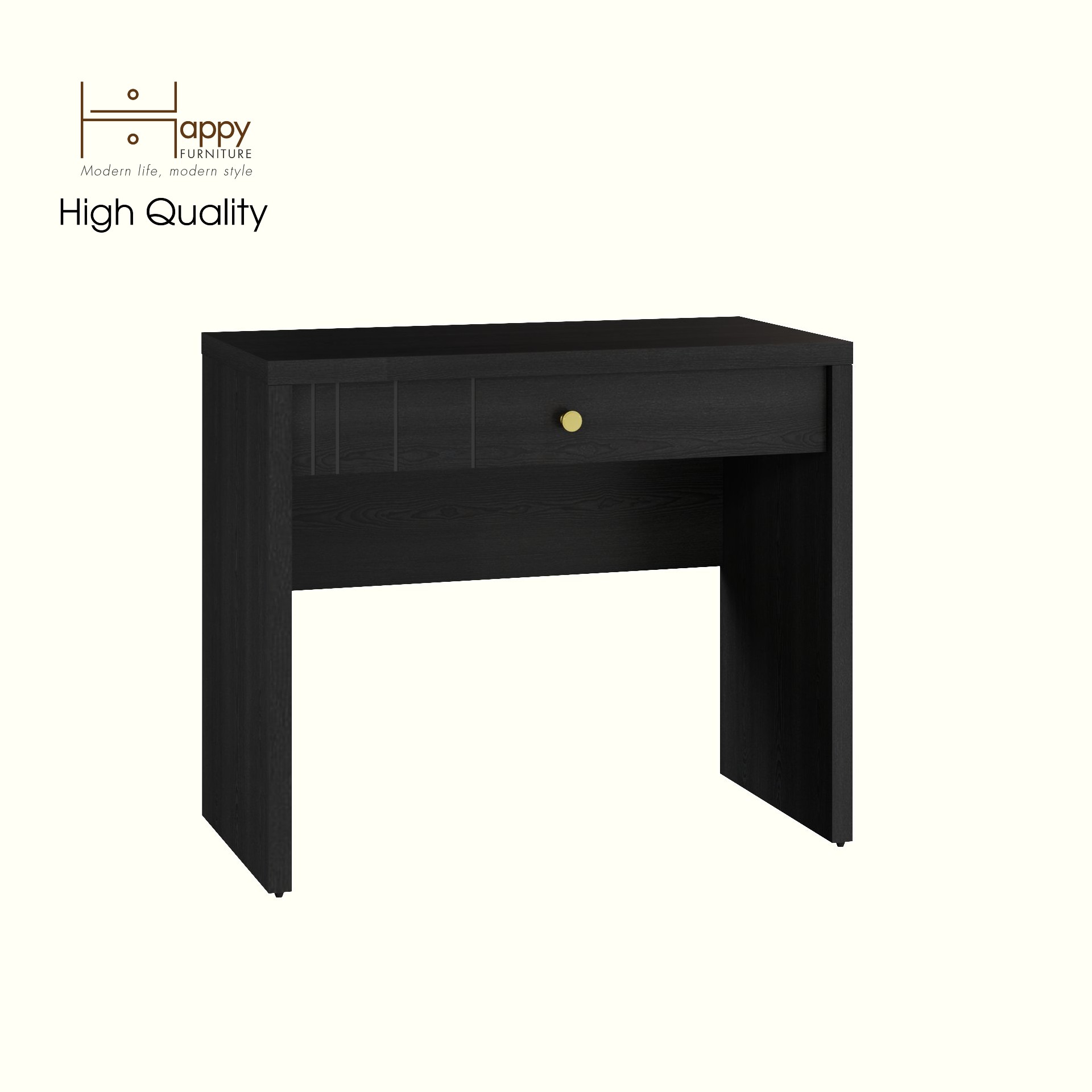 [Happy Home Furniture] JOVIE, Bàn trang điểm 1 ngăn kéo, 90cm x 45cm x 75cm ( DxRxC), BAN_082