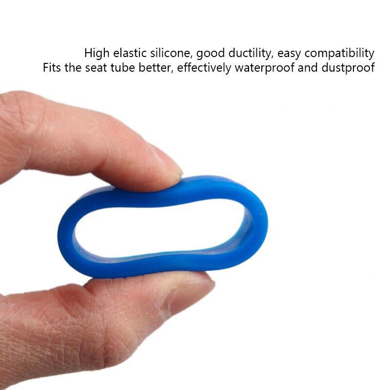 Mountain Bike Seat Post Rubber Ring Dust Cover Cycling Silicone Waterproof MTB Road Bicycle Seatpost Silica gel Protective Case