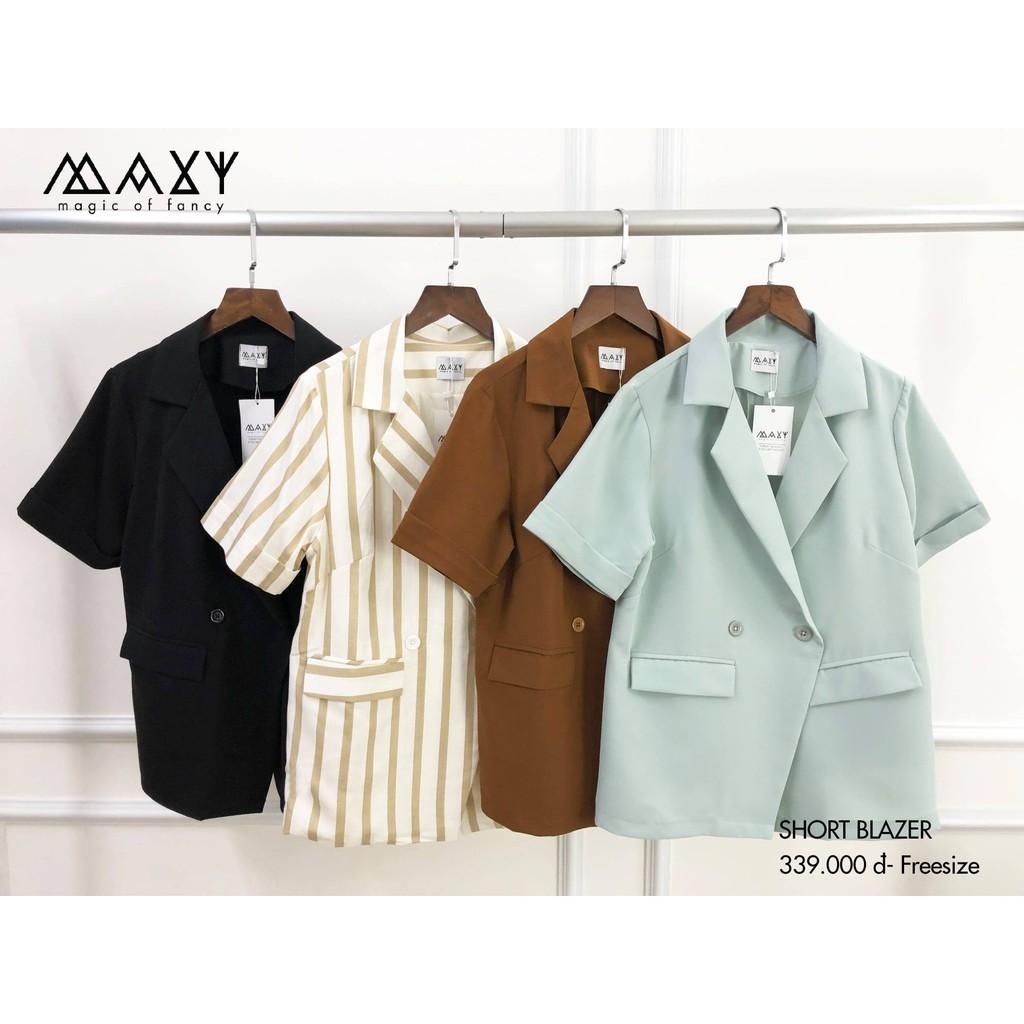 Tổng hợp áo blazer tay ngắn short blazer Maxy Workshop