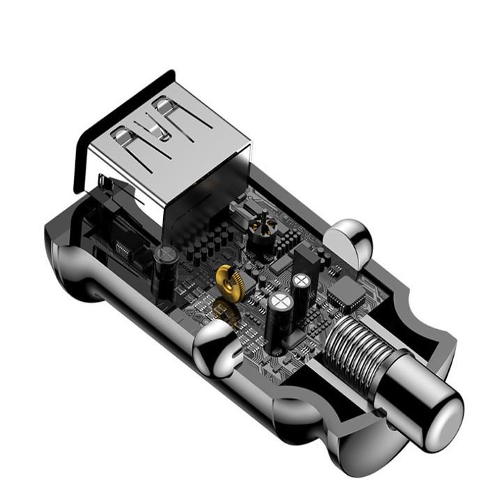 Tẩu sạc trên xe hơi, ô tô cao cấp chính hãng Baseus CCALL-ML01 - Hàng Nhập Khẩu