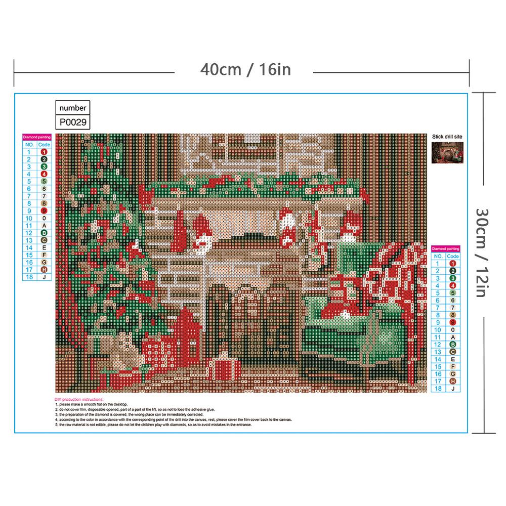 Tranh đính đá 5D tự làm 16 x 12 inch rõ nét chống oxy hóa và chống bay màu