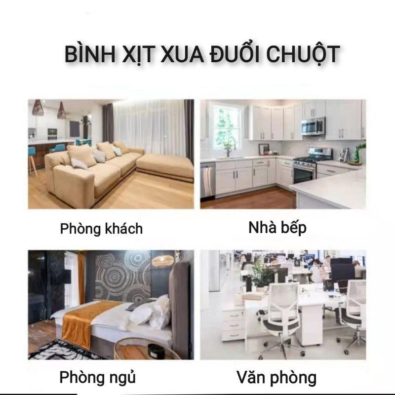 Bình Chai Xịt Tinh Dầu Xua Đuổi Chuột