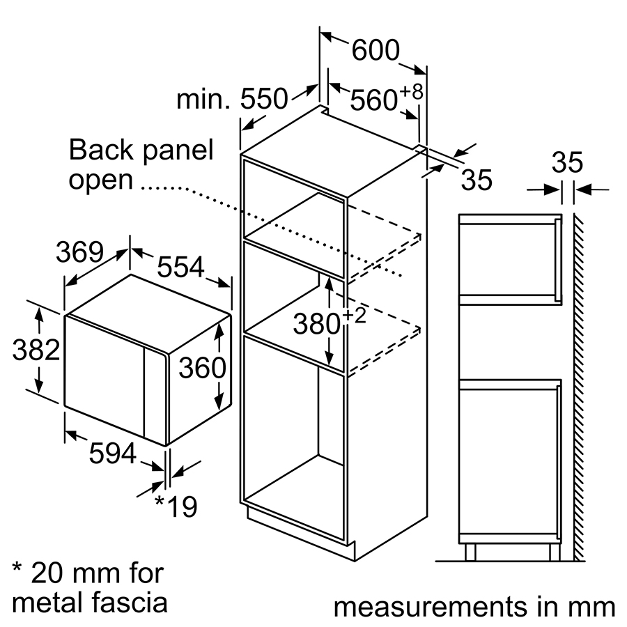 Lò vi sóng Bosch HMH.BEL554MS0B - Hàng chính hãng