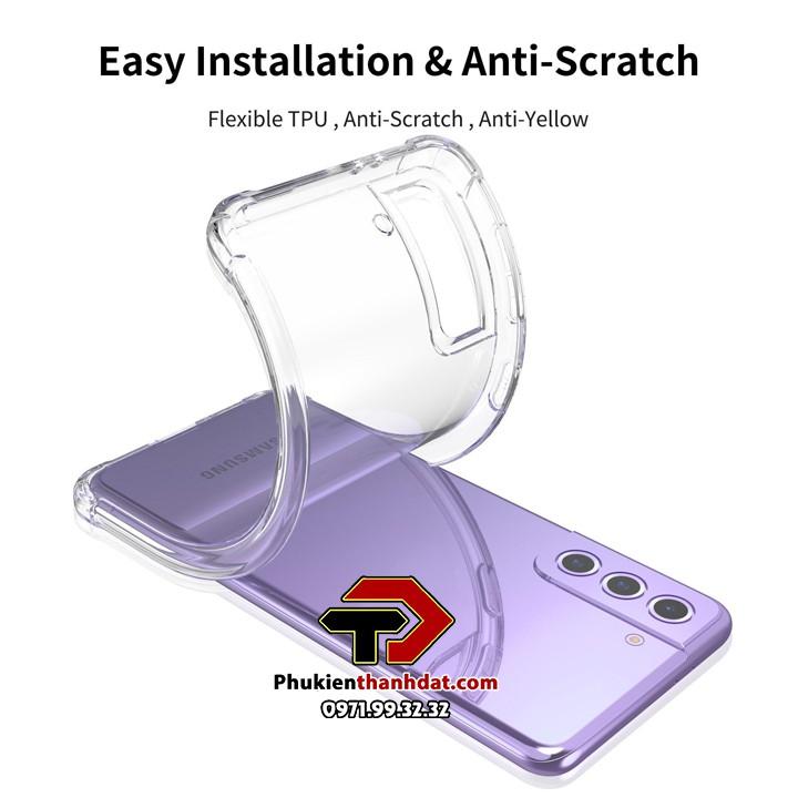 Ốp lưng trong suốt chống sốc dành cho SamSung S21, S21 Ultra, S21+ Plus