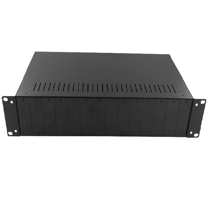 Khung bắt tủ Rack 19″ cho 14 cái media converter quang