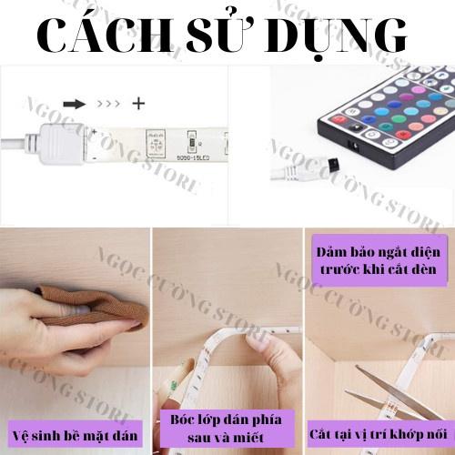 Đèn led tiktok, 16 TRIỆU MÀU APP NHÁY THEO NHẠC BỌC SILICON TẶNG NGUỒN 12V + REMOTE, dây led RGB, decor trang trí phòng