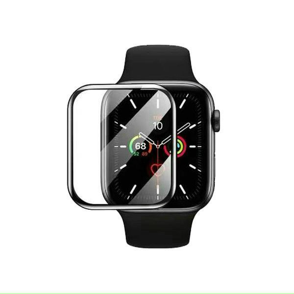 Bộ 2 miếng dán màn hình kính cường lực Full 3D dành cho Apple Watch Series 4/5/6/Se/S8 Ultra hiệu WIWU iVista Chống va đập, vát cạnh 2.5D, hạn chế vân tay - hàng nhập khẩu