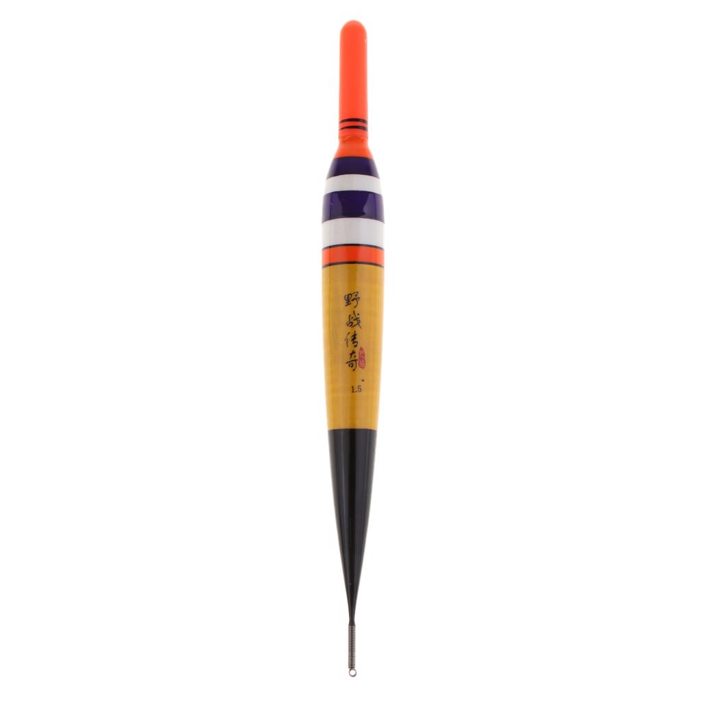 Fishing Floats Wood Professional LED Electronic Fishing Float Rock Saltwater Luminous Fishing Buoy Bobber Night Fishing Baits Red