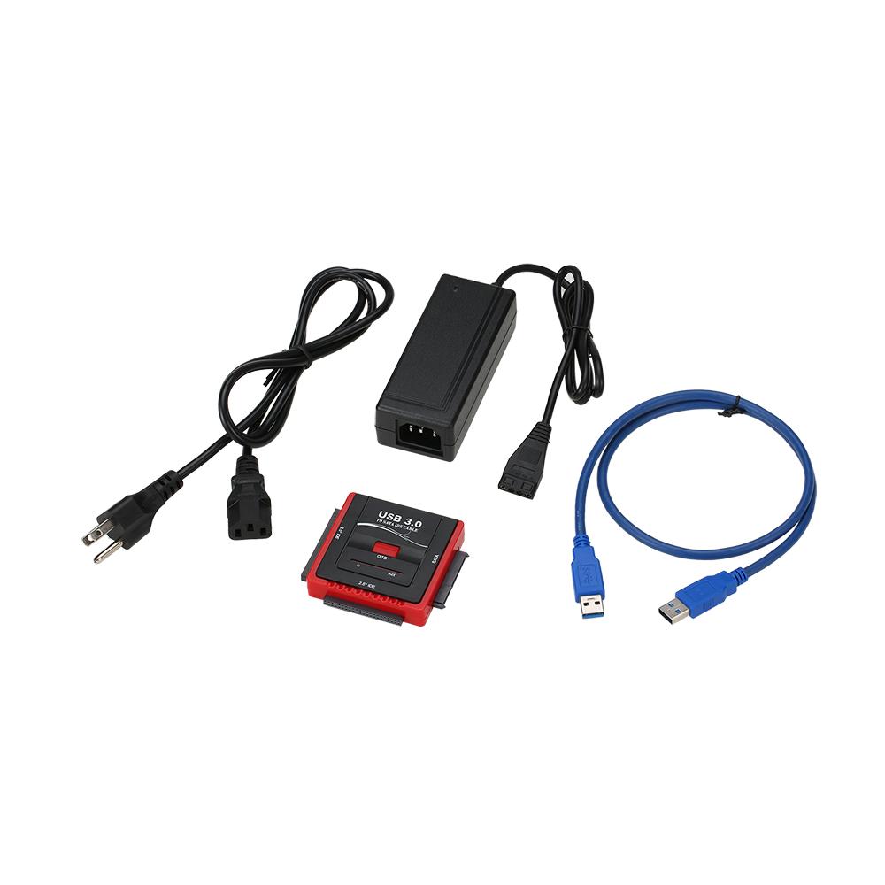 Bộ chuyển đổi ổ cứng USB 3.0 sang SATA / ID cho Đĩa cứng đa năng 2.5 / 3.5 HDD / SSD có nguồn điện