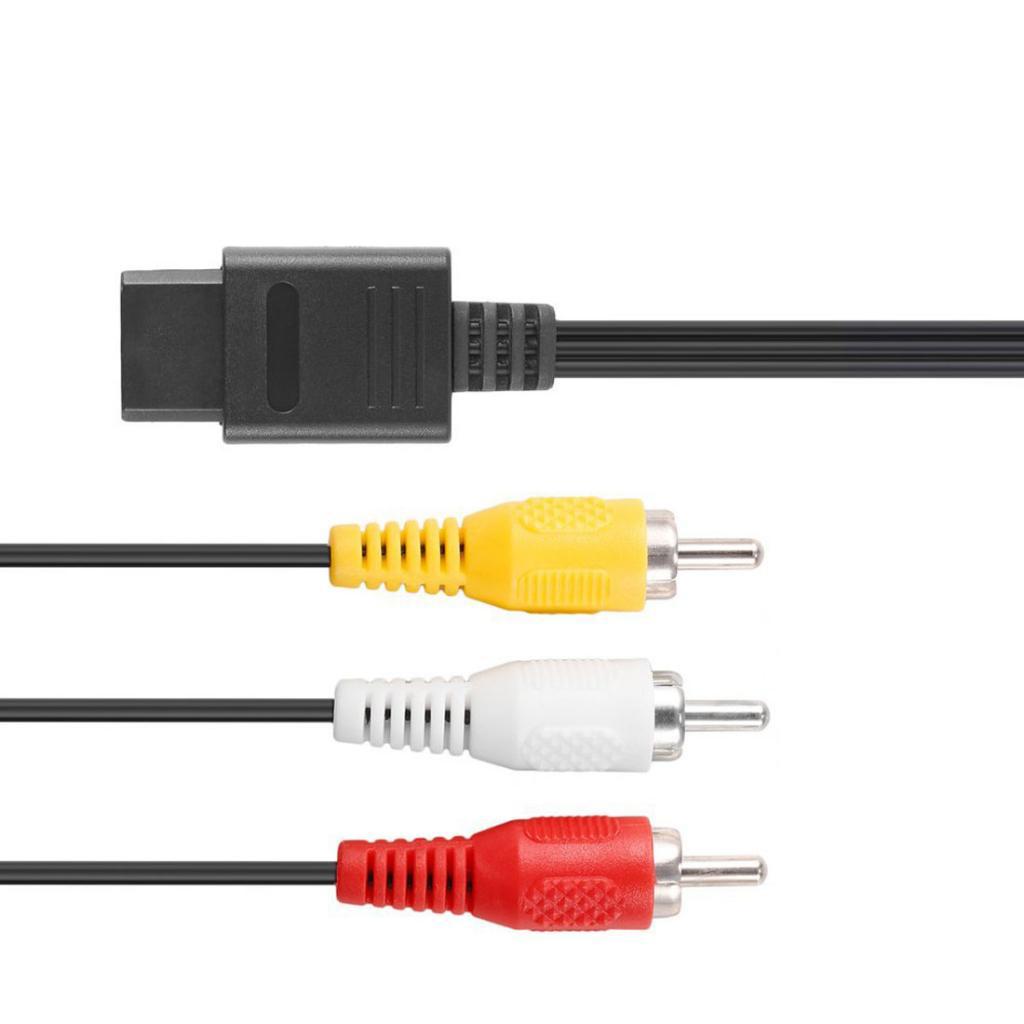 AV Audio Video Cable 1.8 M 6 Feet for 64 N64 Game Cube