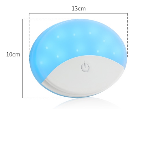 Đèn led gắn trần ô tô, xe hơi 2 chế độ sáng trắng/xanh