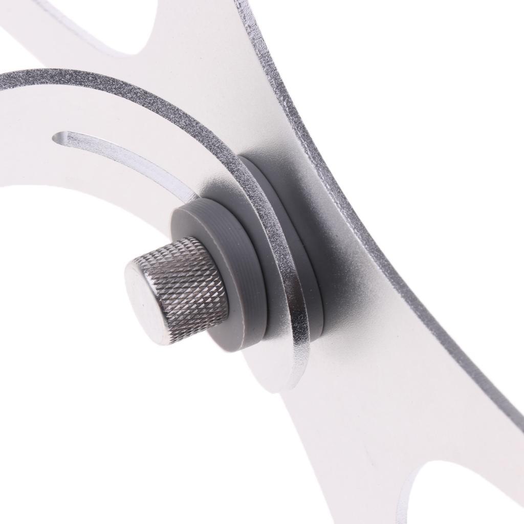 Portable Aluminum Desktop Stand Holder Table Bracket For  Silver