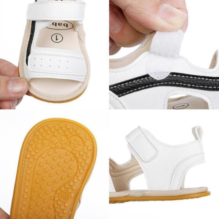 Giày Sandal tập đi cho bé đế cao su chống trơn trượt cao cấp cực chất mềm mại cho bé