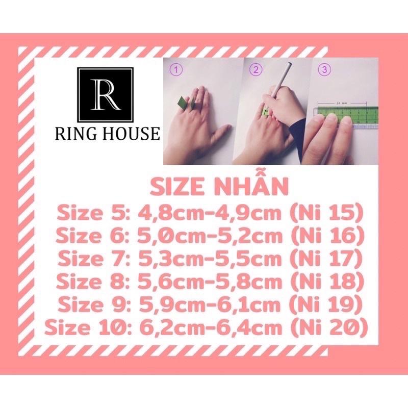 (Titan) Nhẫn titan nam nữ mảnh ngang 2mm nhám sáng đẹp Ring House