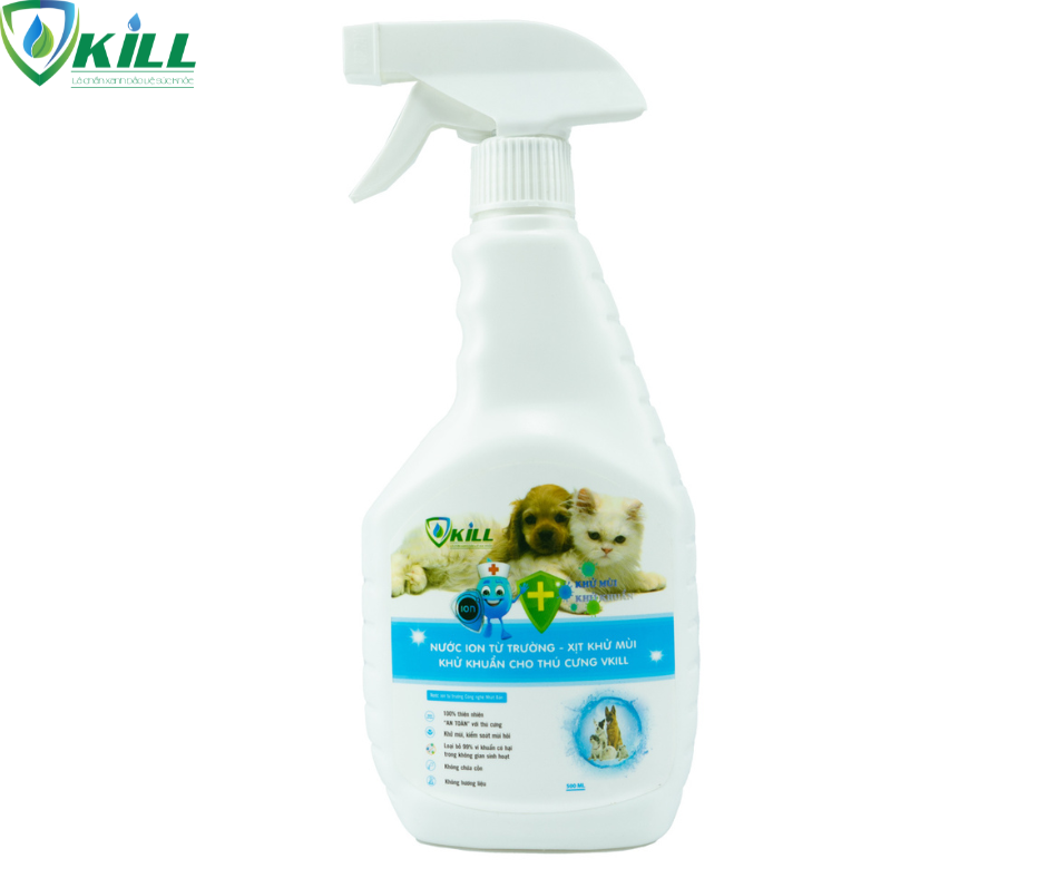 Nước khử khuẩn khử mùi hôi thú cưng 500ml