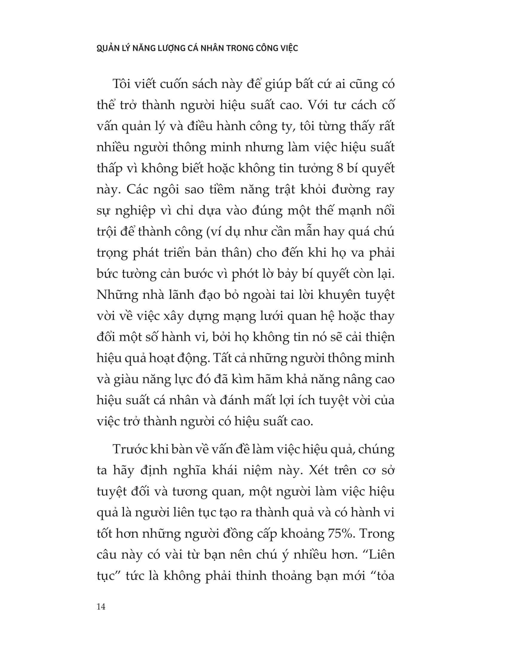 Quản Lý Năng Lượng Cá Nhân Trong Công Việc