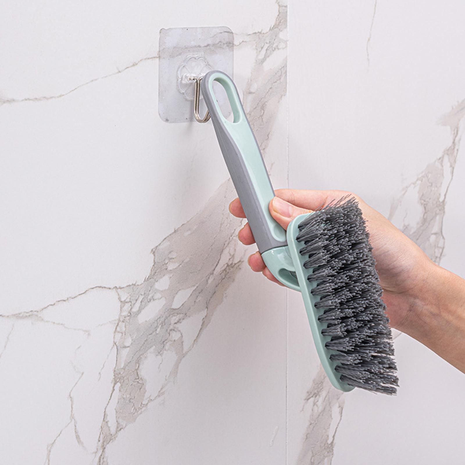 Cleaning Brushes for Tile Grout Scrubber Deck Car Corner Brush Garage Green