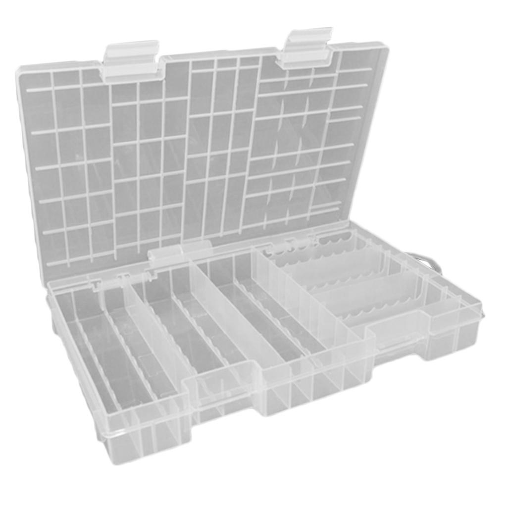 Battery Holder Transparent Case For 60pcs AA + 40pcs AAA