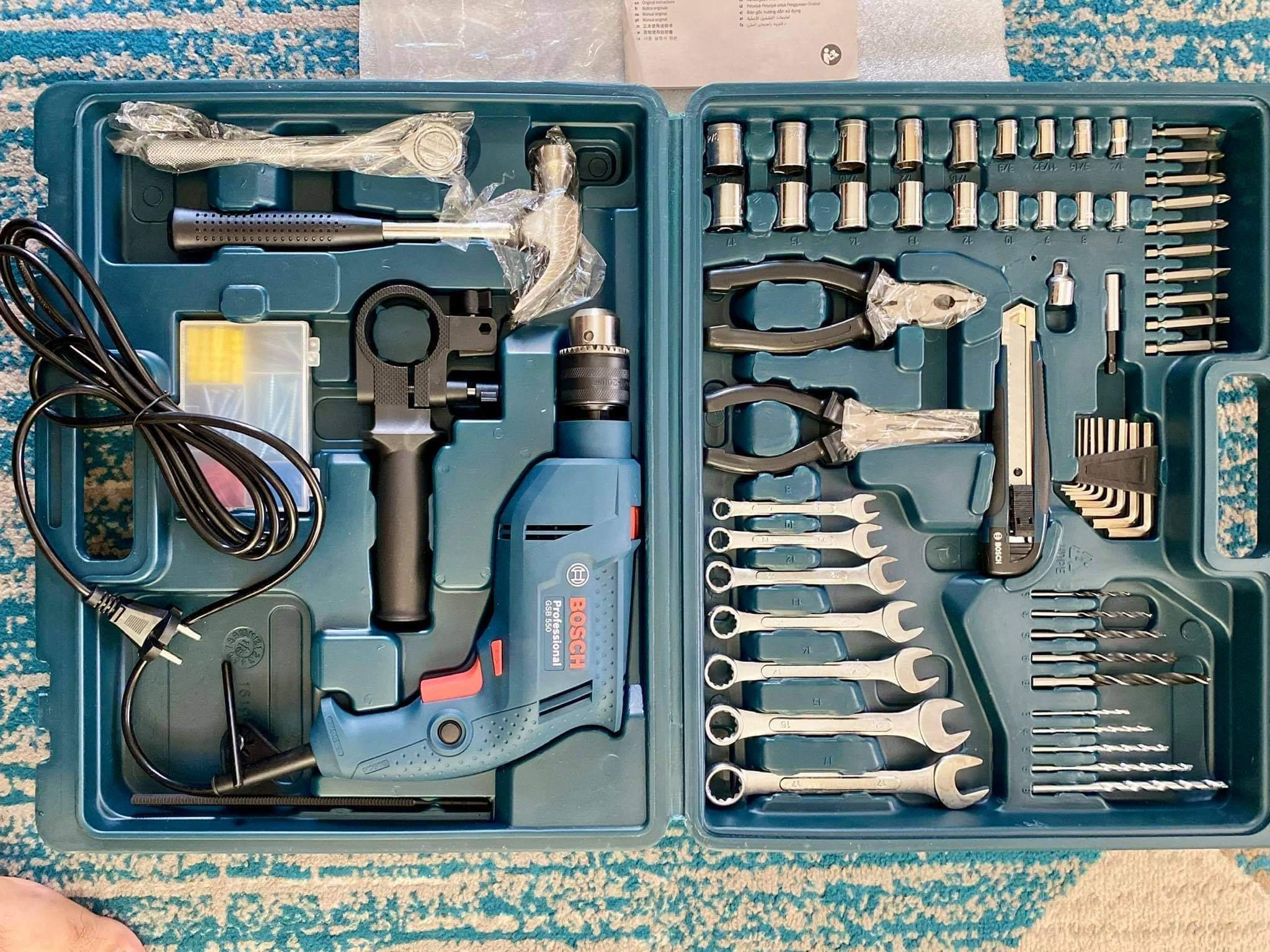 MÁY KHOAN ĐỘNG LỰC 550W 13MM BOSCH GSB 550 - HÀNG CHÍNH HÃNG