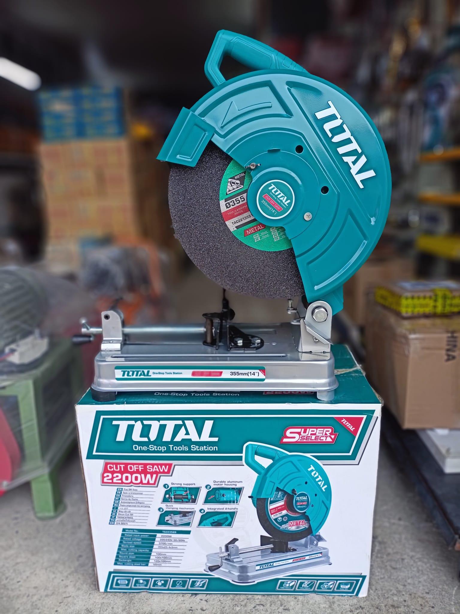 MÁY CẮT SẮT 2200W TOTAL TS223589 - HÀNG CHÍNH HÃNG