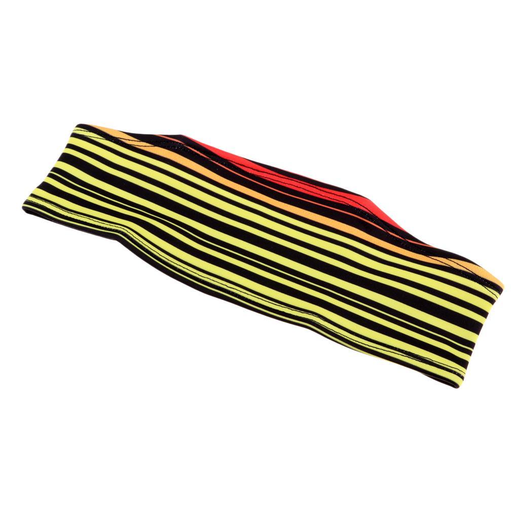 2-3 of pack Men Women Gym Sweatband Headband Stretch Hair Band Yellow